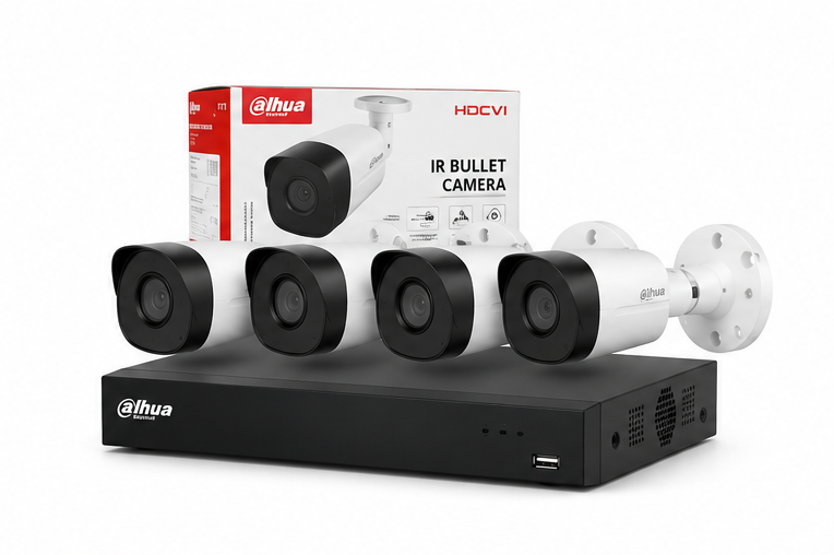 Kit de 4 cámaras Dahua B1A21P con grabador NVR