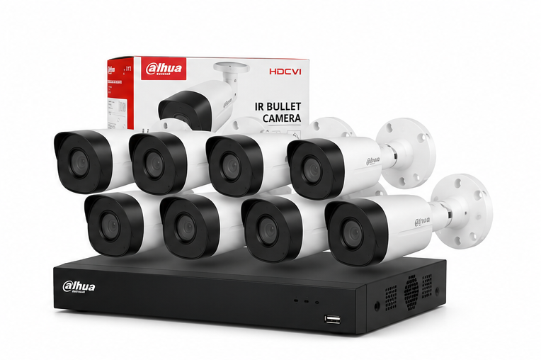 Kit de 8 cámaras Dahua B1A21P con grabador NVR